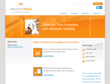 Tablet Screenshot of absolutevalue-us.com